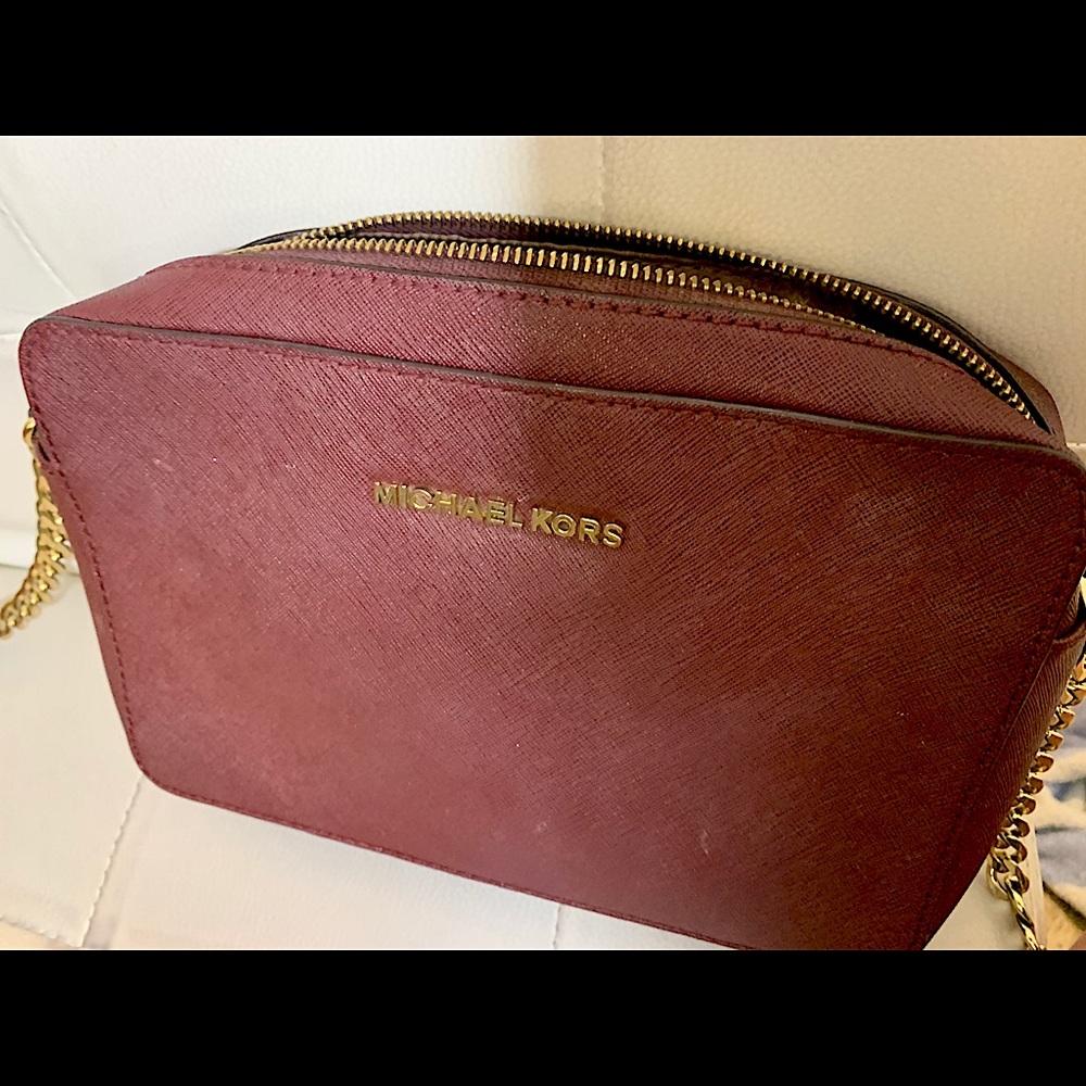 Michael Kors leather crossbody bag